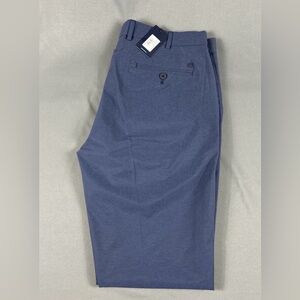 Peter Millar Golf Pants Crown Crafted Surge 36 x 34 Navy Blue Polyester